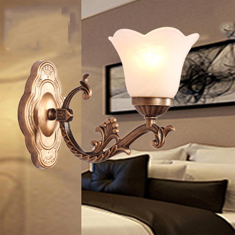 Изображение товара: Настенный светильник американская настенная лампа для гостиной, столовой, спальни, коридора, бронзового балкона, кафе, кабинета, светодиодный настенный светильник