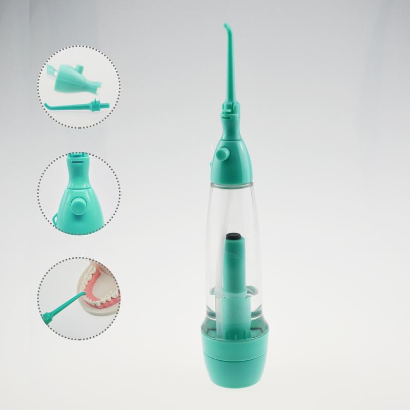 Изображение товара: Ирригатор для полости рта, очиститель зубов, водоструйный очиститель зубов, неэлектрический ирригатор для полости рта, зубная нить