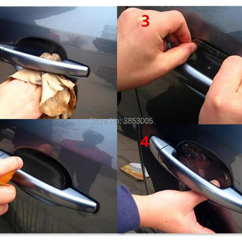 Изображение товара: Автомобильные наклейки на дверные ручки авто Стайлинг наклейка для mazda 323 kia picanto mazda 3 2008 audi a3 skoda rapid mazda 6 fiat 500