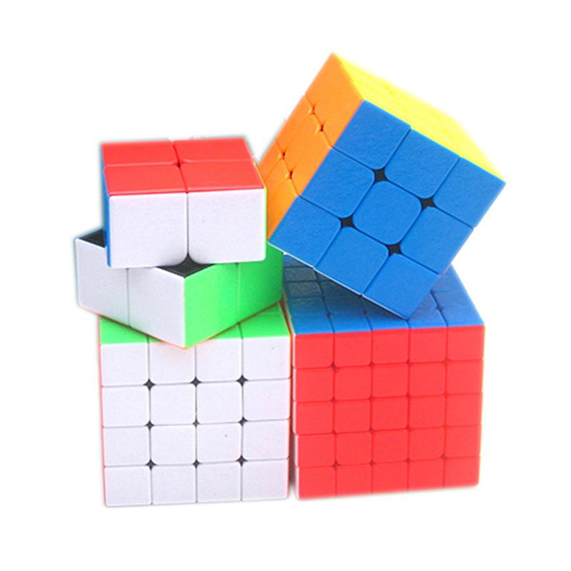 Изображение товара: SHENGSHOU GEM 4 вида магический куб 2x2x2 3x3x3 4x4x4 5x5x5 кубик рубика набор  профессиональная головоломка обучающая игра SpeedCube детские игрушки