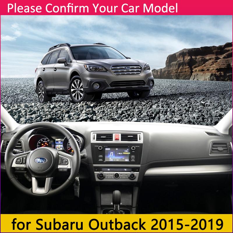 Изображение товара: Для Subaru Outback 2015 ~ 2019 Противоскользящий коврик накладка на приборную панель коврик для панели автомобиля аксессуары WRX STI 2016 2017 2018