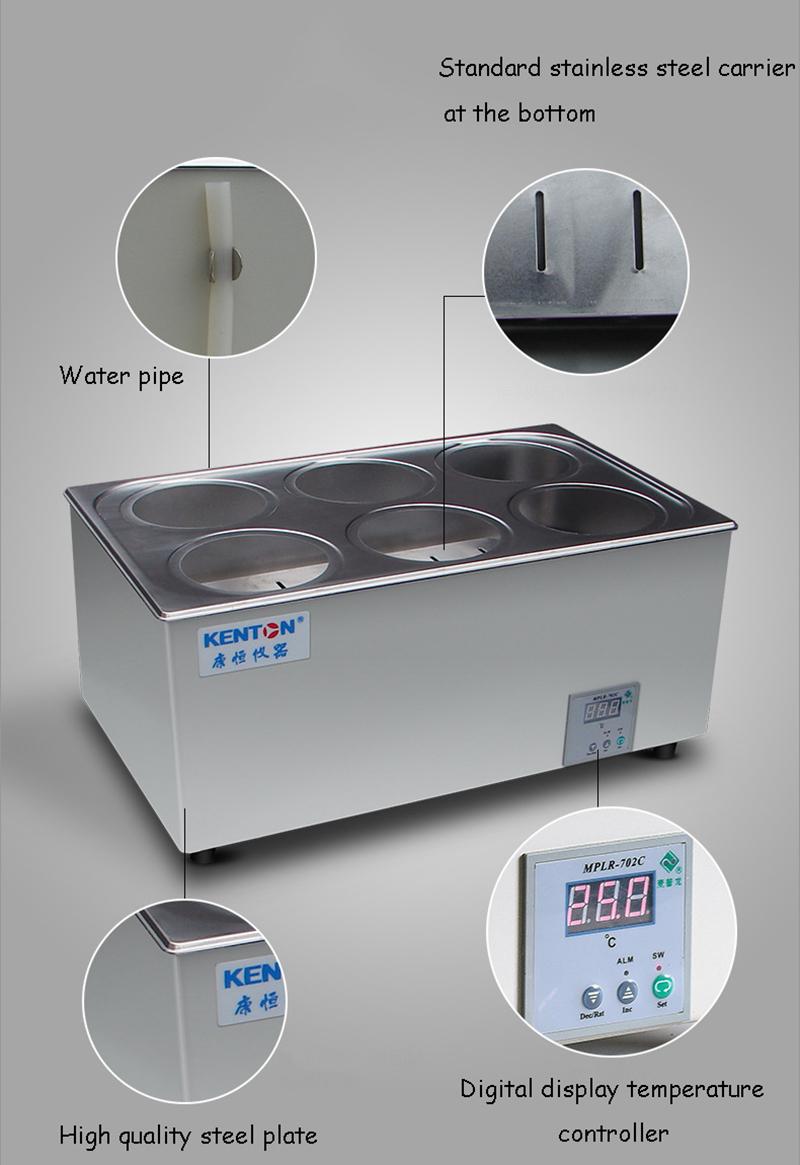 Изображение товара: Электрический термостат водяная баня с шестью отверстиями цифровой дисплей HH серии пористой воды ванны медицинского здоровья
