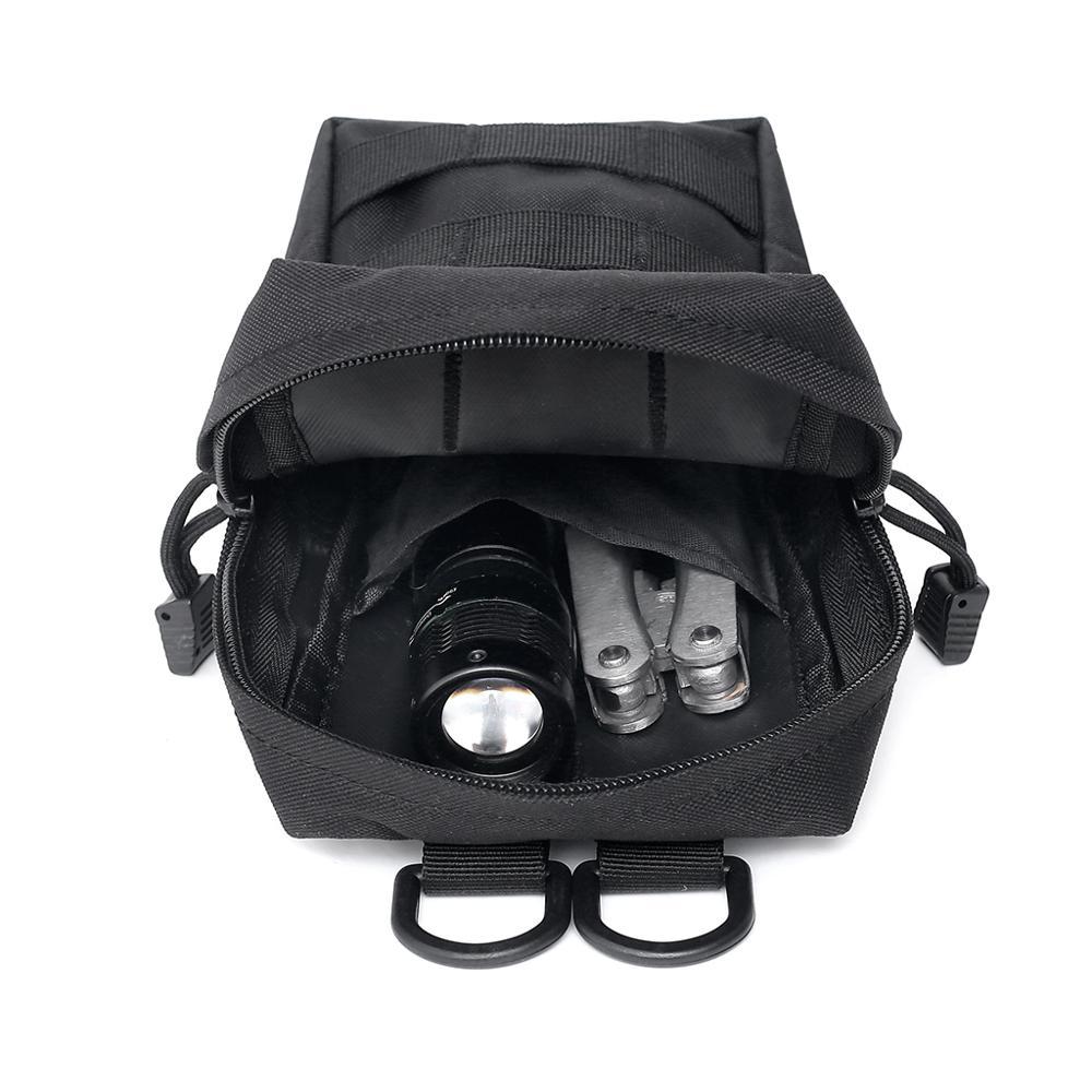 Изображение товара: Тактическая сумка Molle, хозяйственная повседневная сумка для жилета, рюкзака, ремня, уличная поясная сумка для охоты, сумка для аксессуаров в стиле милитари, страйкбола, игры