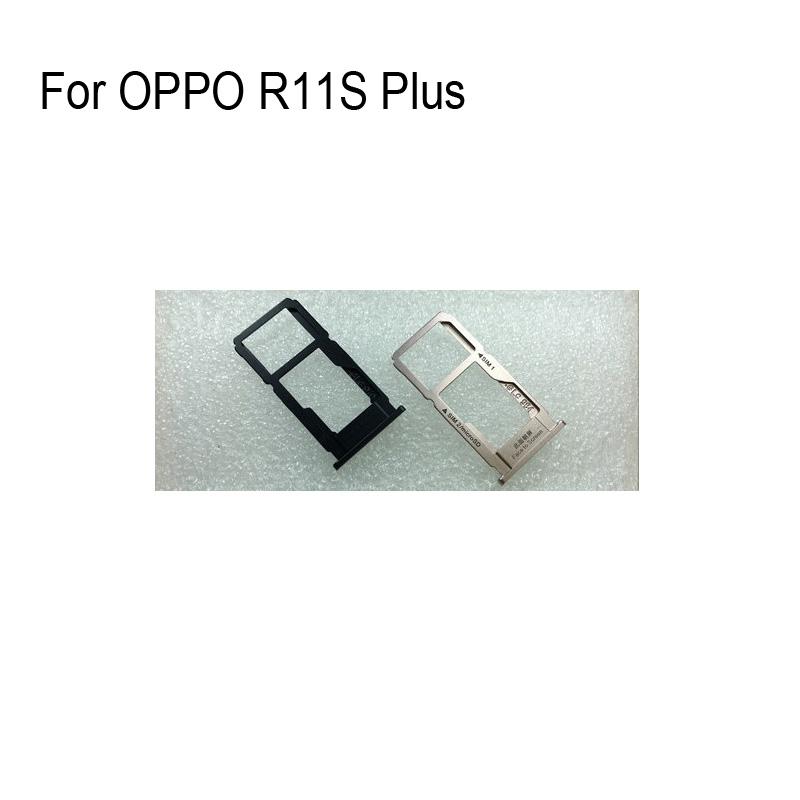 Изображение товара: 100% Оригинальный серебристый лоток для SIM-карты для OPPO R11S Plus, лоток для SD-карты, лоток для SIM-карты, чехол для SIM-карты для OPPO R11 S Plus, запчасти
