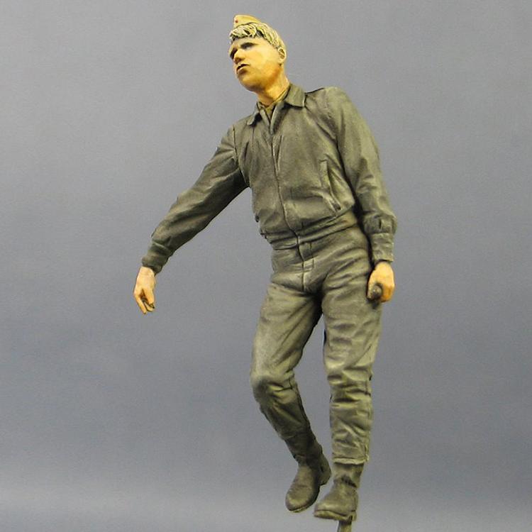 Изображение товара: Аккумулятор, 2 фигурки, полимерная модель солдата GK, военные темы, разобранный и Неокрашенный комплект, 1/35