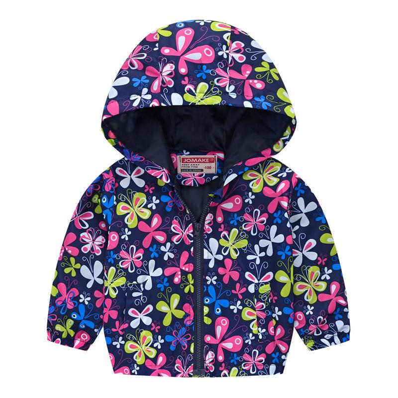 Изображение товара: COOTELILI/одежда для малышей куртка для мальчиков с рисунком динозавра и кота Осенняя верхняя одежда с капюшоном пальто ветровка для девочек