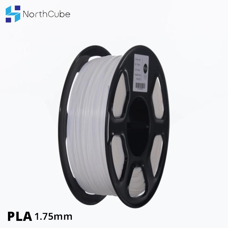 Изображение товара: Нить PLA для 3D-принтера 1,75 мм, 1 кг (2,2 фунта) +/-0,02 мм белый цвет