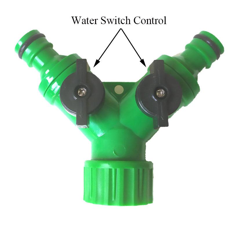 Изображение товара: 2-сторонние соединители форм Y для полива, садовый кран для полива, разделитель труб, 2-сторонний быстрый соединитель адаптера