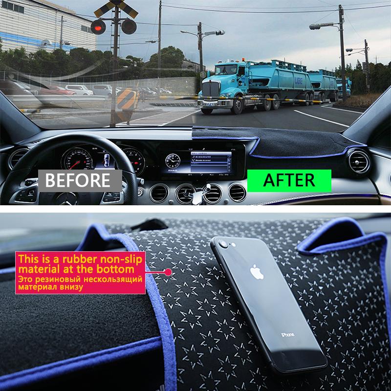 Изображение товара: Для Ford Focus ST 2011 2012 2013 2014 2015 2016 2017 2018 Противоскользящий коврик для приборной панели солнцезащитный коврик для защиты автомобильных аксессуаров