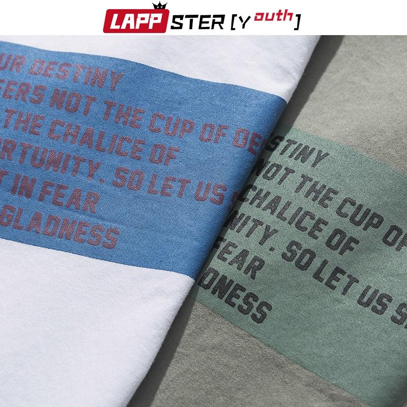 Изображение товара: Рубашка LAPPSTER мужская с длинным рукавом, уличная одежда в Корейском стиле, винтажная Повседневная дизайнерская в стиле Харадзюку, в стиле хип-хоп, 2022