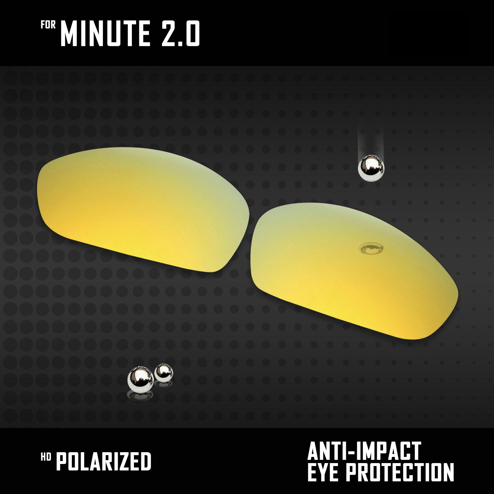 Изображение товара: Замена линз OOWLIT для солнцезащитных очков Oakley Minute 2,0 Поляризованные-разные цвета