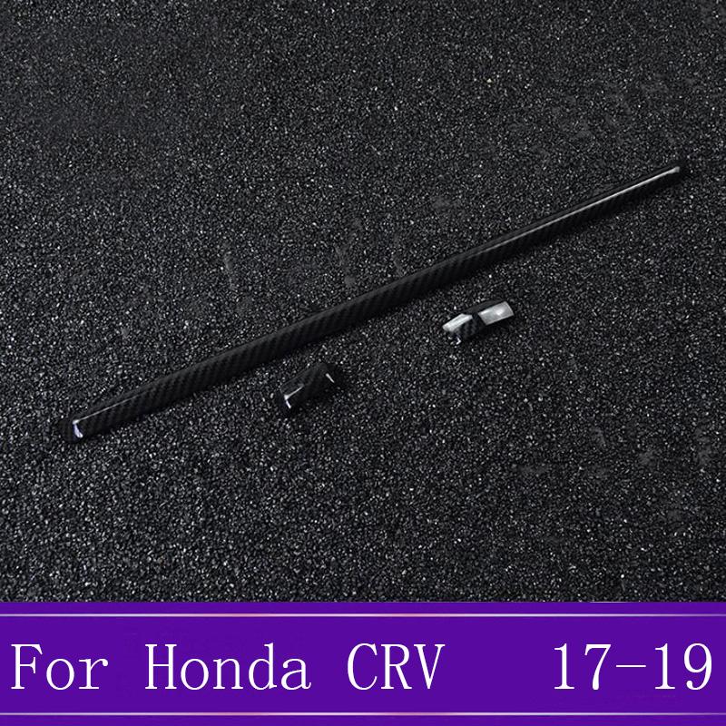 Изображение товара: ABS углеродное волокно центральное управление отделка полоса внутреннее украшение авто аксессуары Подходит для Honda CRV CR V 2017 2018 2019