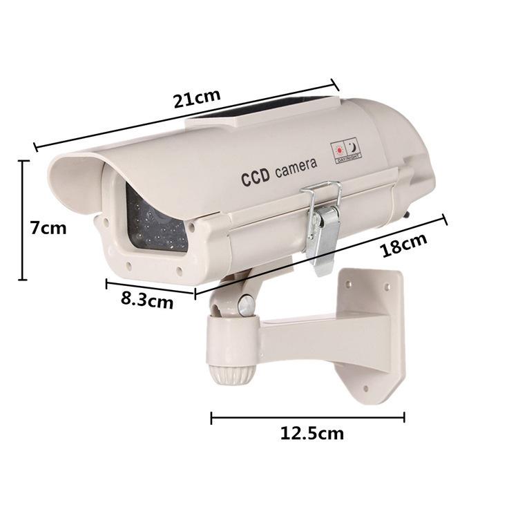 Изображение товара: Муляж камеры видеонаблюдения на солнечной батарее, со светодиодный Ной Предупреждение светильник кой