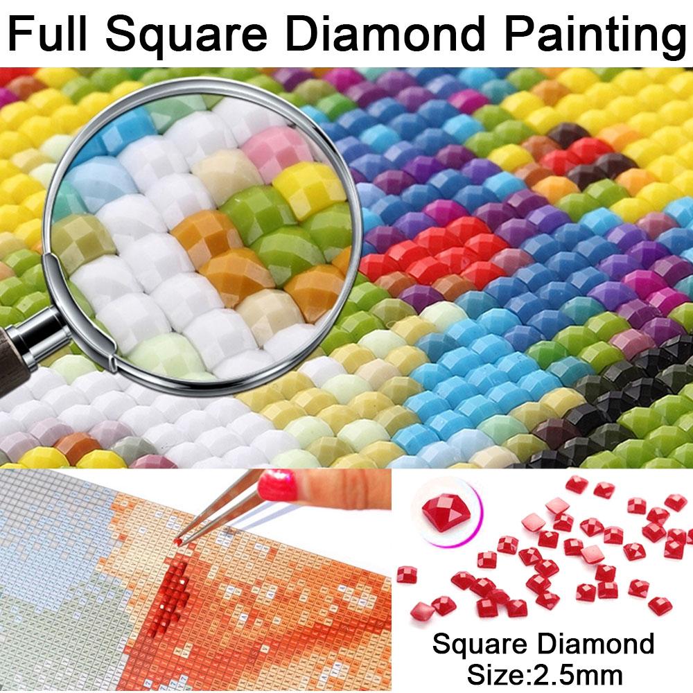 Изображение товара: 5D Diamond Painting Full Square/Round Seaside House Diamond Art Landscape Cross Stitch Bead Embroidery Kits Home Decoration