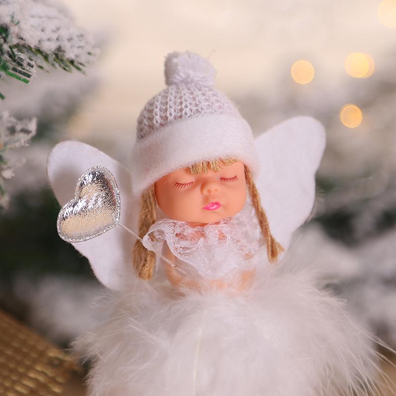 Изображение товара: Кукла Ангел Kawaii, рождественские украшения для дома, 2019, милая подвеска на рождественскую елку, рождественские подарки, Рождественская вечеринка