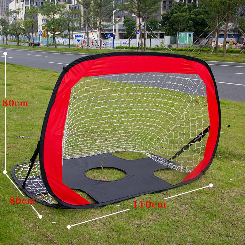Изображение товара: Детская Складная портативная футбольная сетка, Футбольная цель, подходит для 3-х человек, для футбола на 4 человек