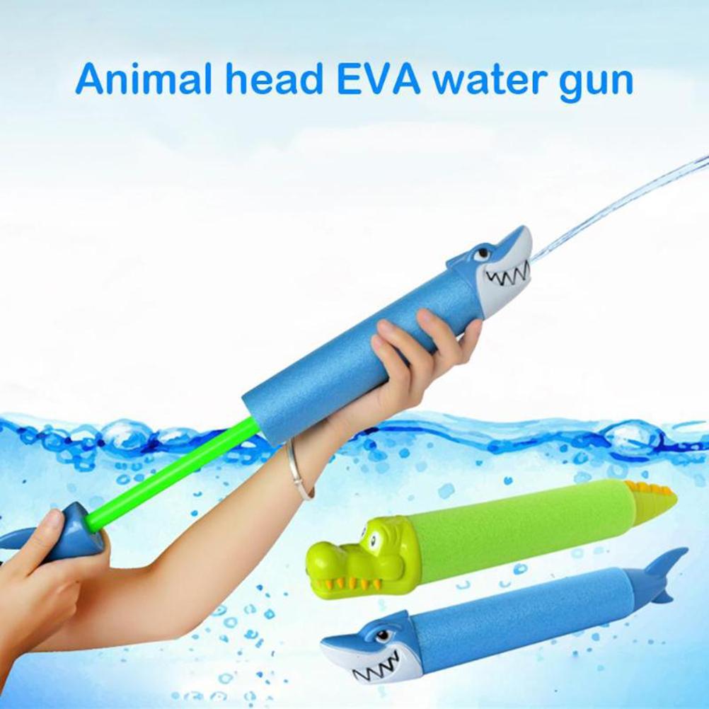 Изображение товара: Водяной пистолет 4 шт. пенопластовый Акулий крокодил в форме водяного пистолета игрушка для детей Летняя мягкая водяная игрушка для детей водный пистолет для игр на открытом воздухе