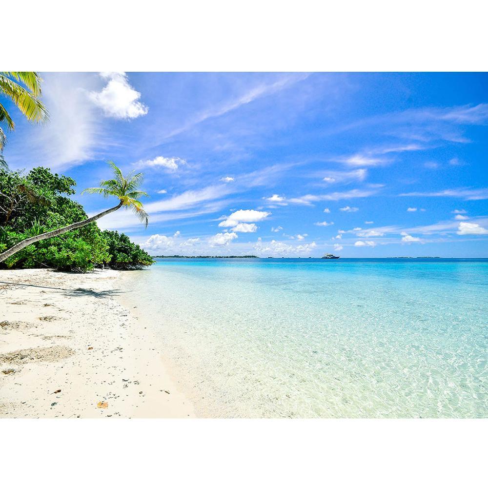 Изображение товара: Виниловый фон для детской фотосъемки с изображением пляжа голубого неба