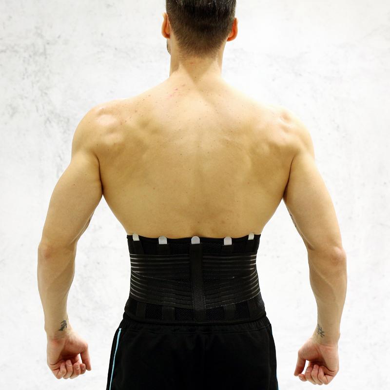 Изображение товара: TJ-Tianjun 2020 поясничная поддержка боли в пояснице, поддерживающий бандаж для травм спины для фитнеса, тяжелой атлетики, ремни, спортивный безопасный корректор