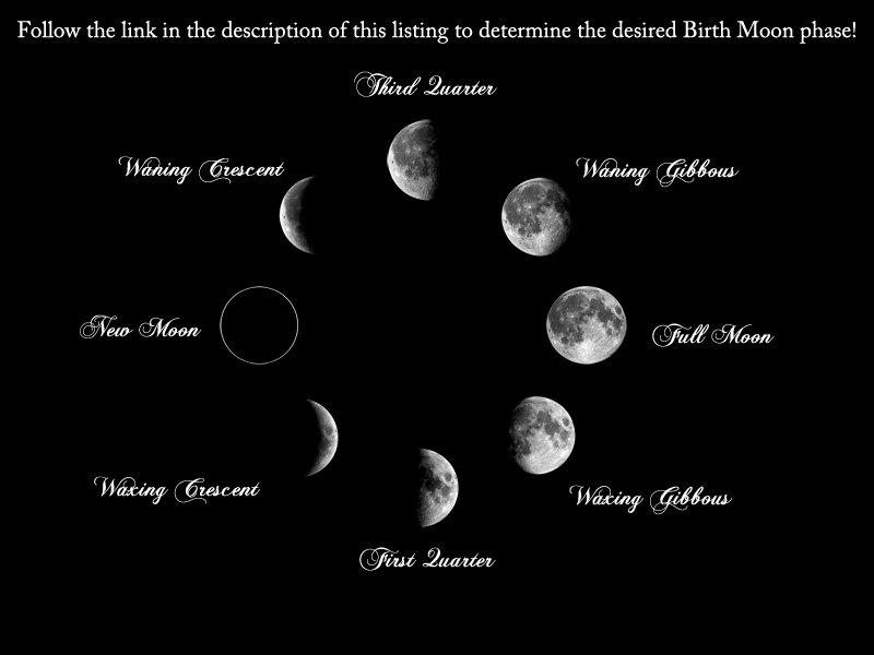Изображение товара: 12 шт./лот ожерелье с Луной рождение Луна на ваш заказ фаза Луны ожерелье на день рождения ювелирные изделия