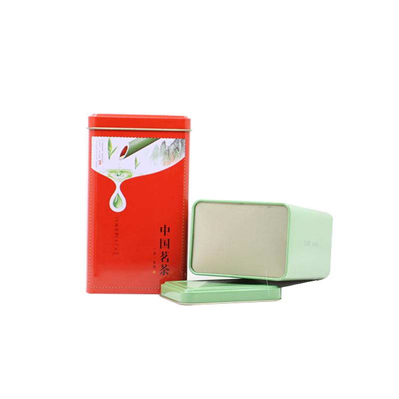Изображение товара: Металлическая жестяная коробка Xin Jia Yi прямоугольной формы, дорожная портативная чайная коробка в китайском стиле с принтом на заказ, Прямая поставка с завода, жестяная тарелка для пищевых продуктов