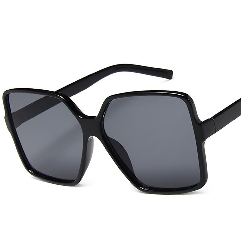 Изображение товара: 2020 винтажные брендовые дизайнерские негабаритные Квадратные Солнцезащитные очки женские модные зеркальные черные солнцезащитные очки мужские Солнцезащитные очки женские zonnebril dames