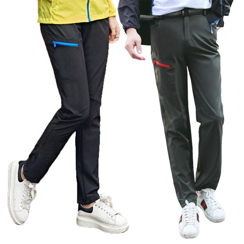Изображение товара: NUONEKO уличные Походные штаны для мужчин и женщин летние спортивные быстросохнущие тонкие брюки мужские штаны для альпинизма кемпинга треккинга PN27