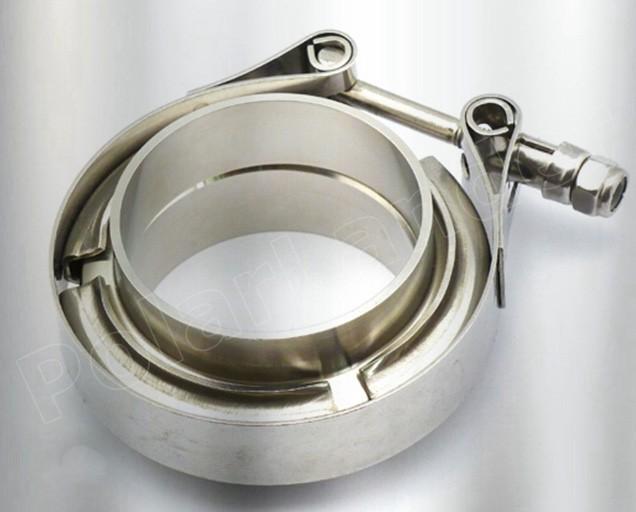 Изображение товара: Для турбо выхлопная труба один 4 дюйма тиски фланец комплект V-Band зажим с двумя фланцы новое поступление