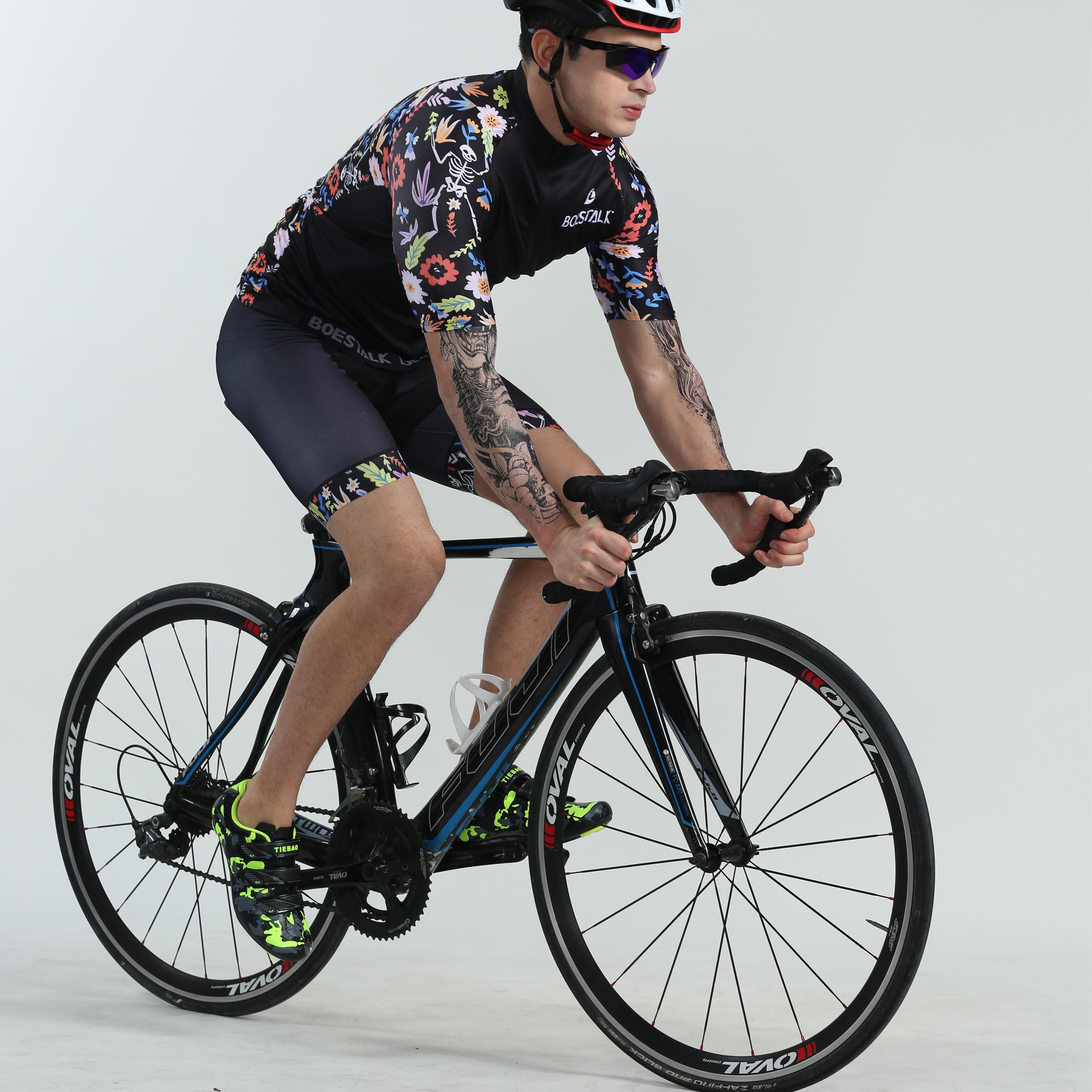 Изображение товара: Велосипедный тренировочный костюм BOESTALK, летний мужской комплект одежды для горного велоспорта, спортивный костюм для активного отдыха