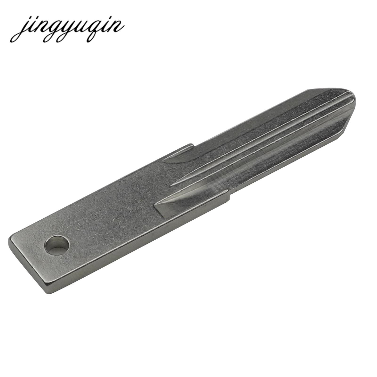 Изображение товара: Jingyuqin 2 шт. Автомобильный ключ VAC102 без порезов для Renault, пустая замена ключа, откидное складное полотно дистанционного ключа, пустой