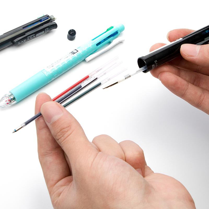 Изображение товара: Многофункциональная гелевая ручка Zebra для студентов, водная ручка с четырехцветным переключателем и автоматический карандаш 0,5 мм, инструменты для рисования и письма, 0,5 мм