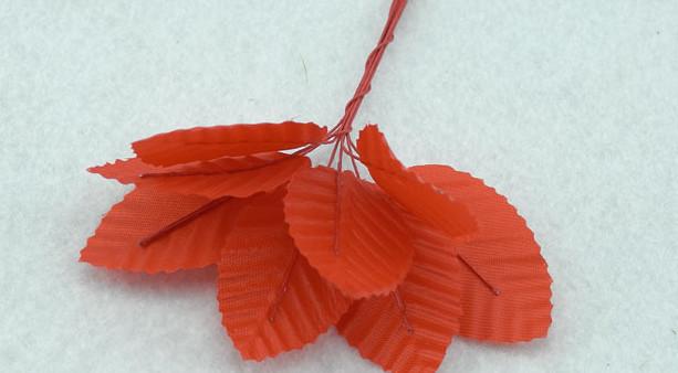Изображение товара: 10 шт. миниатюрные нейлоновые шелковые листья, искусственный цветок для свадебного украшения, венок «сделай сам», подарок, скрапбукинг, ремесло, искусственный цветок