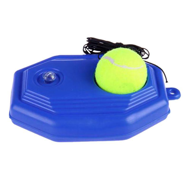 Изображение товара: Тренажер для теннисного мяча для самостоятельного обучения, тренажер для плеера, тренировочный инструмент, поставка с эластичной веревочной основой