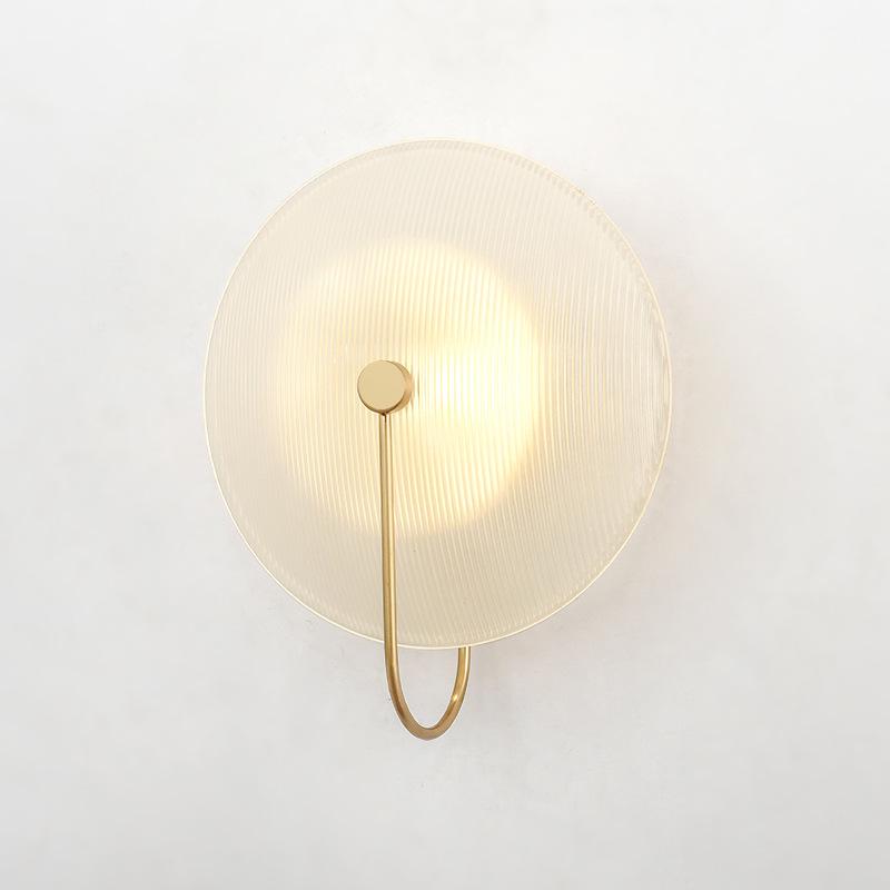 Изображение товара: Настенные лампы LukLoy в скандинавском стиле, креативный стеклянный светильник на стену в стиле постмодерн для гостиной, художественный прикроватный современный светодиодный светильник для спальни, бра