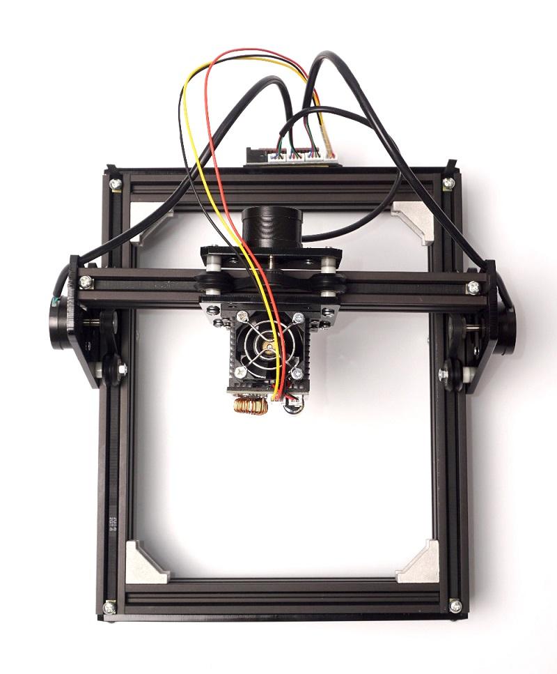Изображение товара: Лазерная гравировальная машина «сделай сам», гравировальная машина для металла, мощный лазер, может гравировать из нержавеющей стали/железа/алюминия, 10 Вт/15 Вт