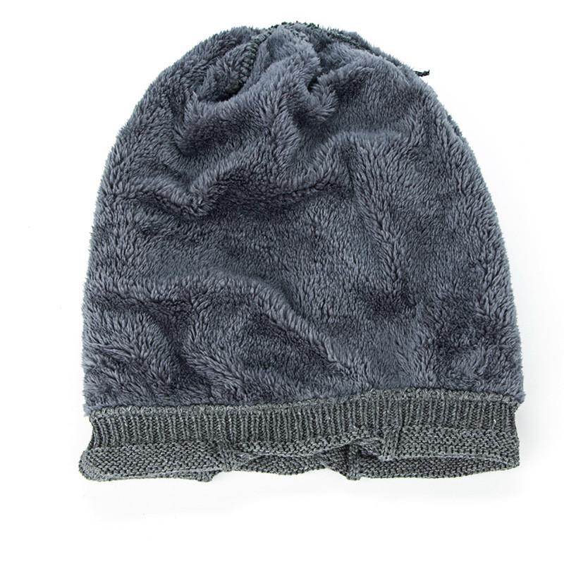Изображение товара: Зимние новые унисекс Вязание раза обернуть шапка для головы шапки для мужчин на открытом воздухе утолщаются держать теплый, 
