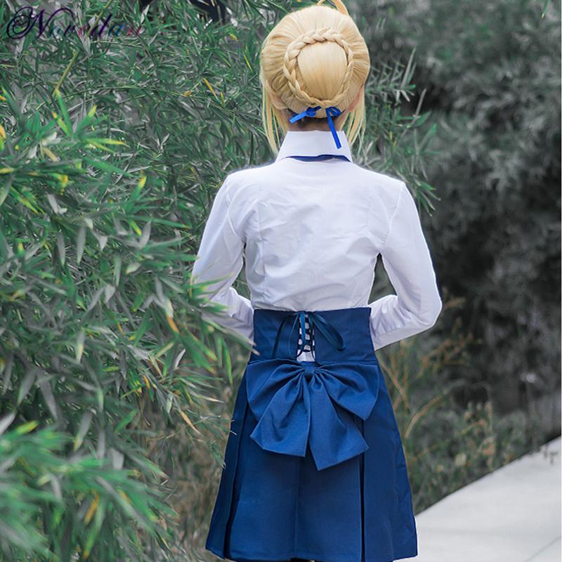 Изображение товара: Костюм для косплея саблей Fate Stay Night, униформа матроска из японского аниме, женское платье для косплея, комплект одежды для Хэллоуина и вечеринки