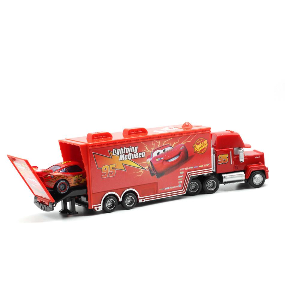 Изображение товара: Disney Pixar Cars 4 стиля mack truck Mcqueen Uncle литье под давлением металлический сплав и пластиковый модуль Обучающие игрушки, подарки для детей