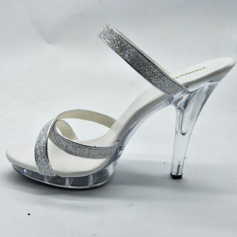 Изображение товара: LAIJIANJINXIA Новые 5 шт/упаковка, обувь на 2,5-сантиметровом каблуке сексуальная обувь для танцев на каблуке 13 см босоножки на высоком каблуке Для женщин ночной клуб полюс Танцы обувь