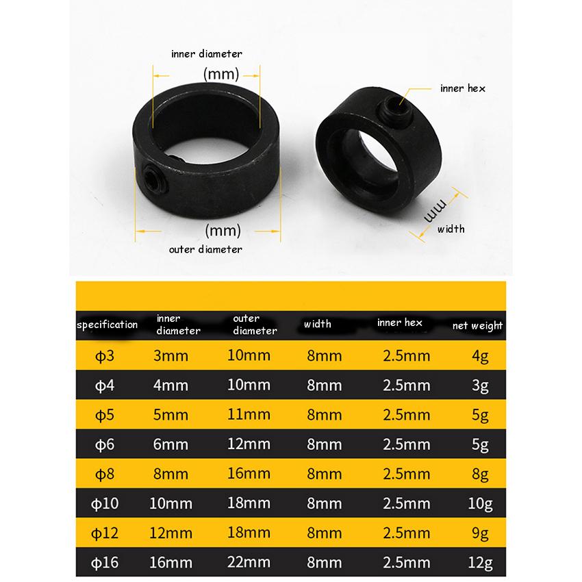 Изображение товара: 8 шт. 3-16 мм ограничительное кольцо для сверления глубины деревообработки позиционер сверла локатор + набор гаечных ключей из высокоуглеродистой стали комбинированные инструменты
