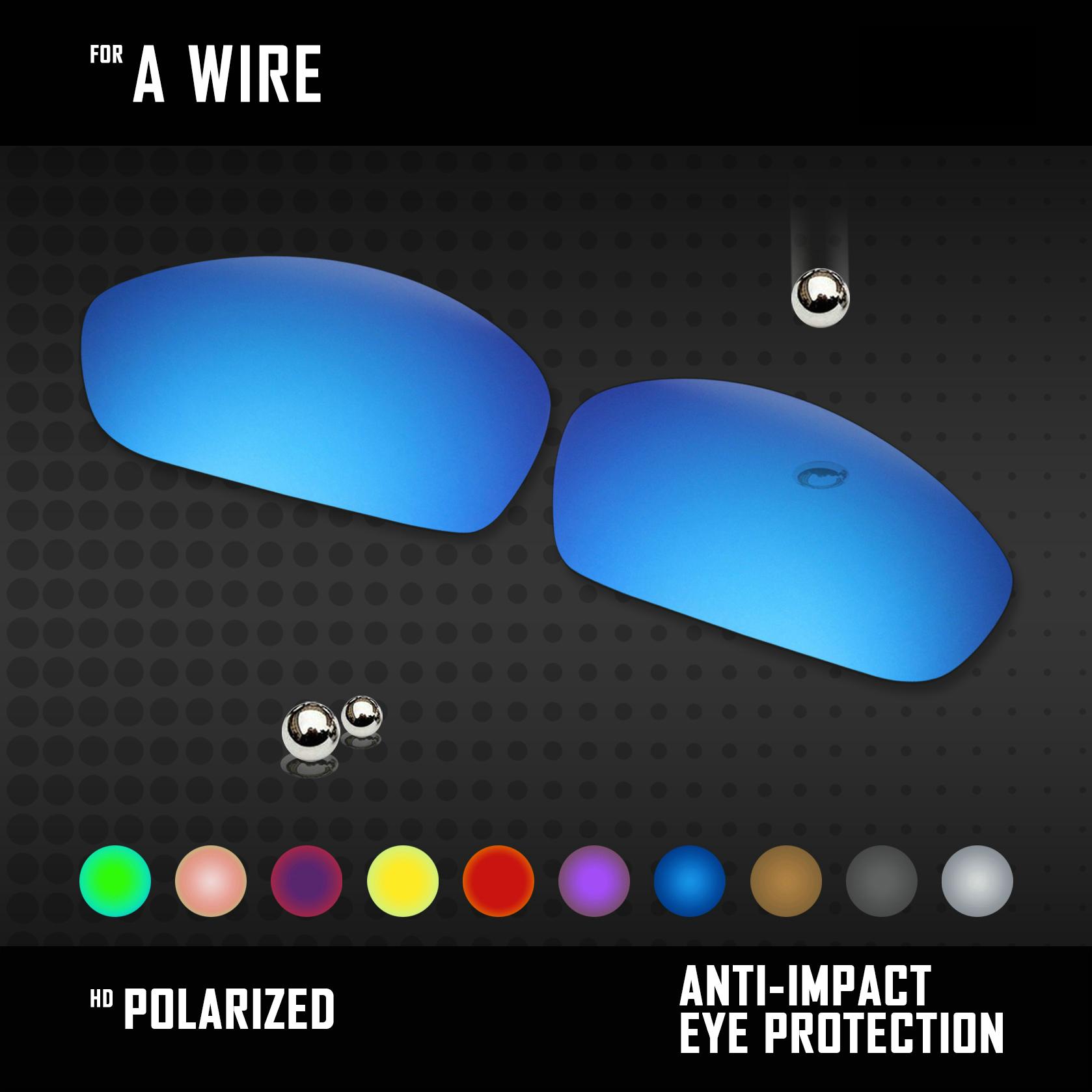 Изображение товара: Сменные линзы OOWLIT для солнцезащитных очков Oakley A Wire поляризационные-разные цвета