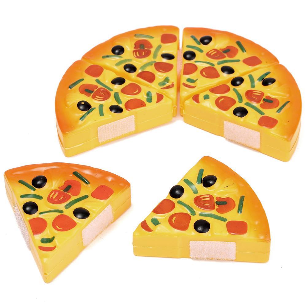 Изображение товара: Детская кухня пицца для детской вечевечерние фаст-фуд ломтики режущие игрушки для ролевых игр