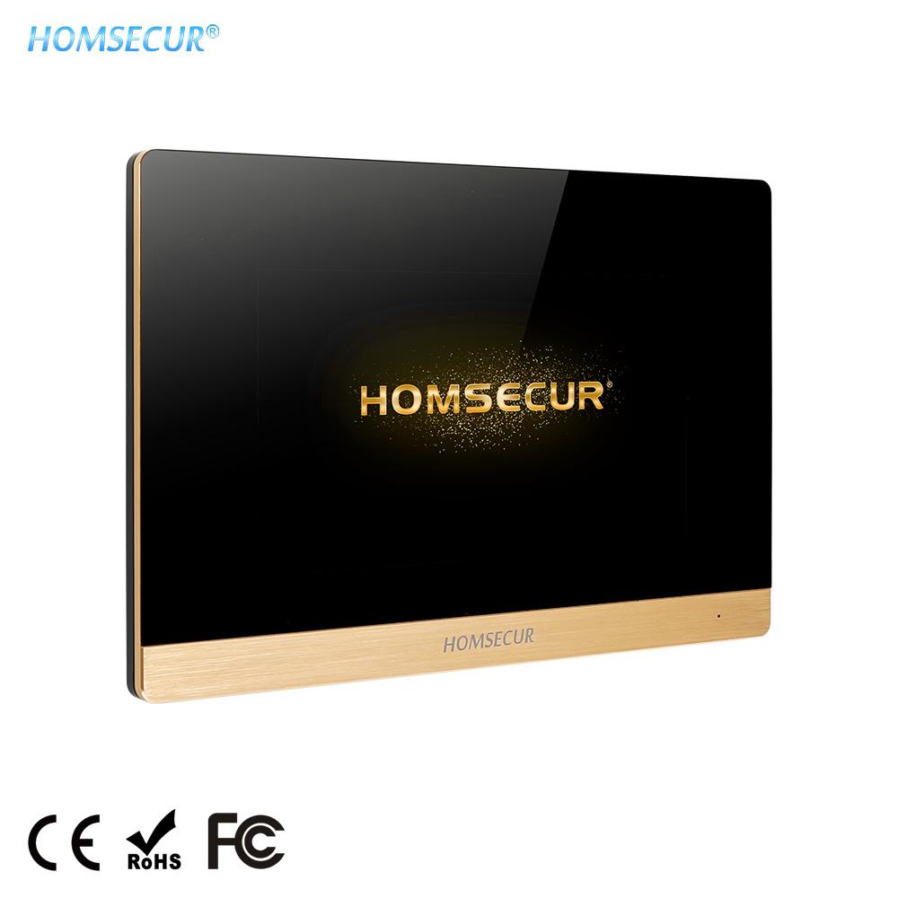 Изображение товара: Домашний/дверной монитор HOMSECUR, 7-дюймовый сенсорный экран, с функцией записи и моментальной съемкой, для безопасности дверей и дверей, серия HDK