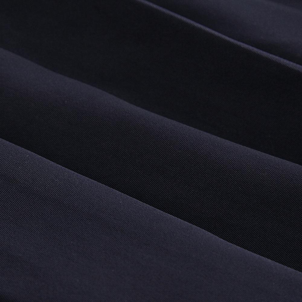 Изображение товара: Женская юбка в стиле ретро, темно-синяя плиссированная юбка с завышенной талией в стиле Харадзюку для студенток