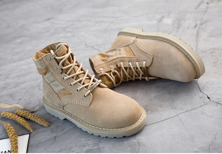 Изображение товара: XGRAVITY модные повседневные короткие ботинки из натуральной кожи мужская обувь для отдыха водонепроницаемая пустынная обувь уличные мартинсы ботильоны A173