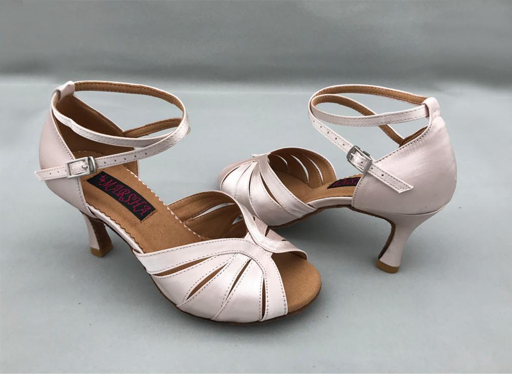 Изображение товара: Удобные и модные женские туфли для латиноамериканских танцев, бальные туфли для латиноамериканских танцев и свадьбы 6223FL1, более 10 цветов