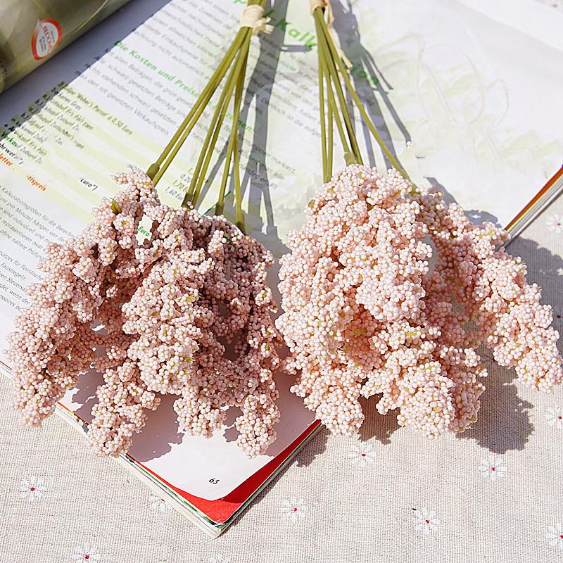 Изображение товара: Искусственные Ванильные мини-ягоды, 6 цветов