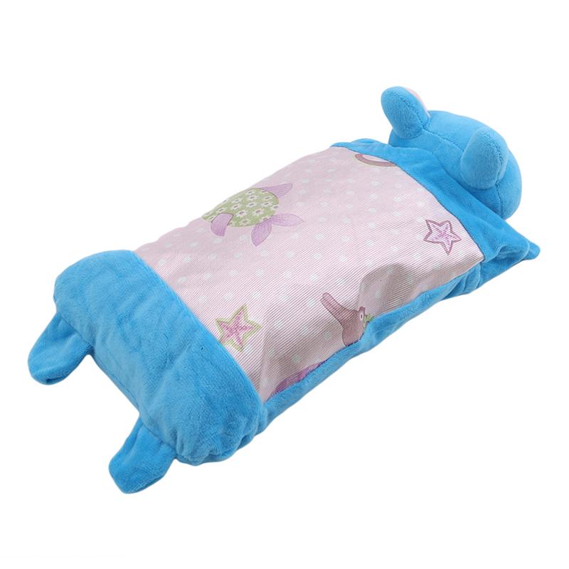 Изображение товара: Удобная мультяшная подушка для младенцев, предотвращающая поворот, детская подушка с плоской головой и шеей, хлопковая подушка для младенцев, детские подушки