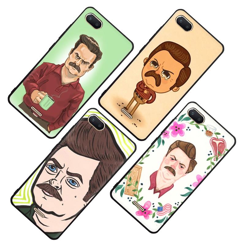 Изображение товара: Мягкий чехол для телефона Ron Swanson для Redmi 5 6 A 6 Pro S2 7 GO Note 5 6 7 Pro 4 4X 5A Prime