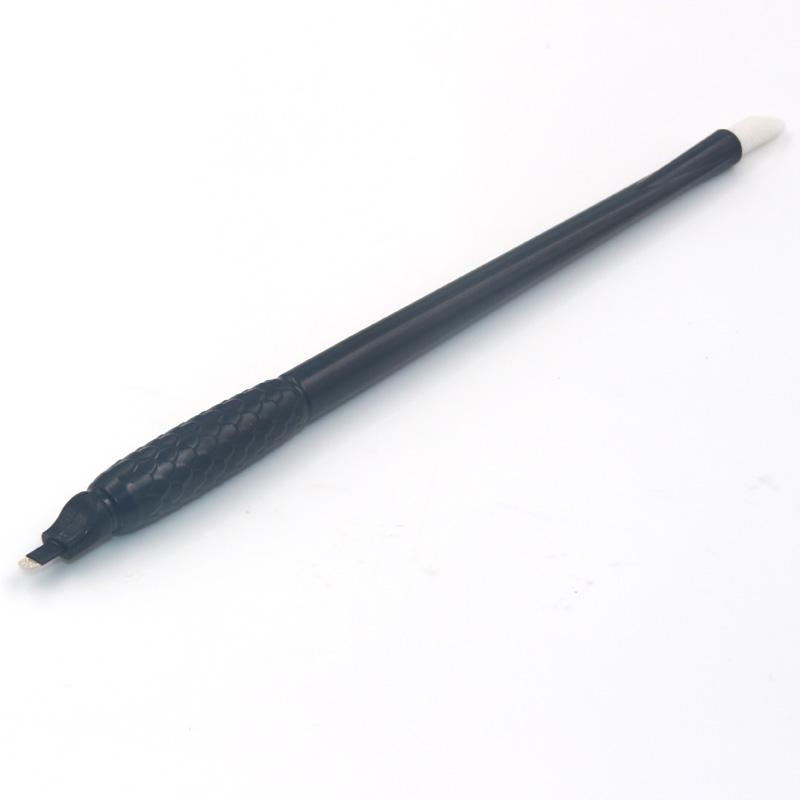 Изображение товара: Набор 10 Lamina микроблейдинг Tebori 18 U-образная одноразовая ручка 18U игла 0,15 мм лезвие ручная ручка с микролезвием